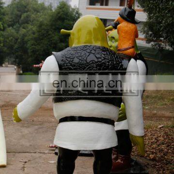 Amusement Park 2M Height Fiberglass Movie Character Life Size Shrek photo-4