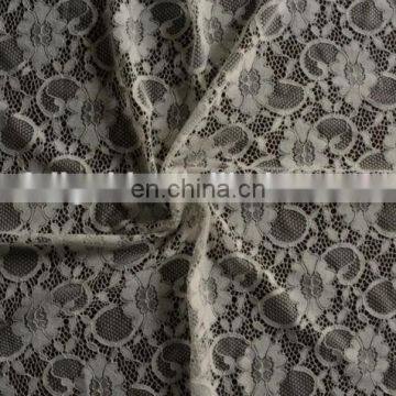 nylon white rose french lace fabric for dresses