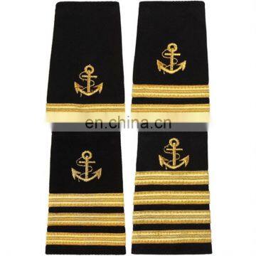 Navy Epaulettes | Marine Epaulettes | Merchant Navy Uniform Epaulettes 1 bar to 4 bars