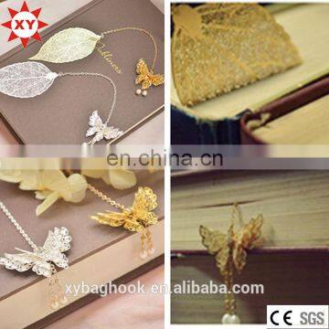 Manufacture Custom Butterfly Shaped Metal Bookmark Blank Book Clip