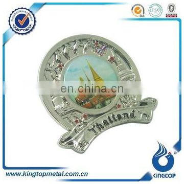 custom Thailand metal plate for souvenir