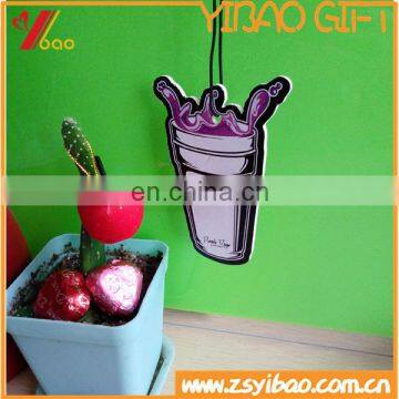 Top Quality Customized Print Fresh Car Paper Air Freshener for car / house