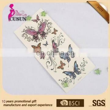 High quality popular skin safe temporary tattoo sticker