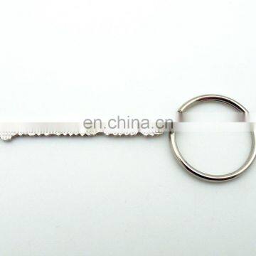 Unique Custom Design Low Price Metal Silver Alphabet KEY CHAIN KEY RING photo-2
