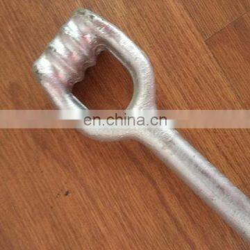 High quality forged tripleye earth anchor rod screw anchor