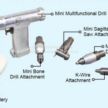 Orthopedic power tools bone drill and bone saw