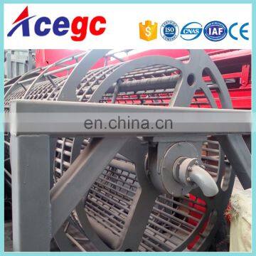 Rock Mine Gold Tailings Separating Machine Unit Equipment With 4 Reamers Trommel Screen and Gold Concentrator photo-2
