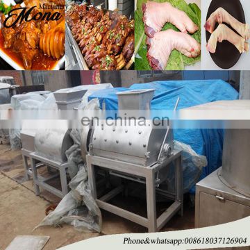 Best feedback professional pig trotter unhairing machine for sale