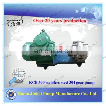 electric motor Botou high temperature abrasion resistant acid resistant stainless steel gear pump