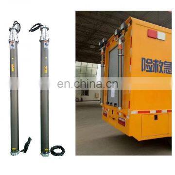 1-21m Aluminum Pneumatic Telescopic Mast on Trailer or Ground photo-2