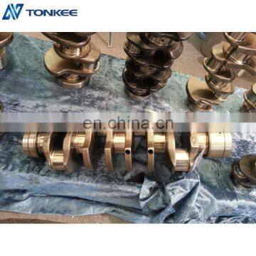 ZX200 forged steel crankshaft 4HK1 engine crankshaft for HITACHI excavator parts