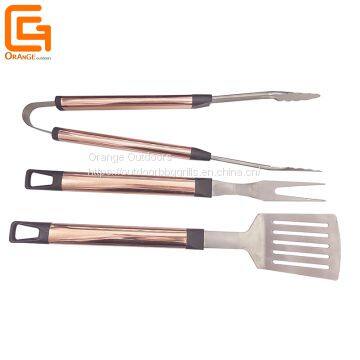 BBQ Tool Set 3 Pieces Stainless Steel Barbeque Tools