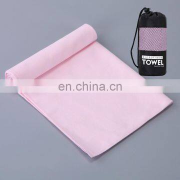 Wholesale Fitness Microfiber Beach Towel Sports Towel Embroidered Custom Logo Gym Towel photo-3