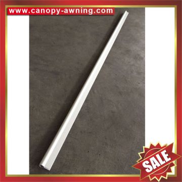 Frontal Aluminium aluminum alloy alu bar connector Profile for window door diy pc polycarbonate awning canopy