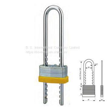 Laminated Steel Padlock with Adjustable Shackle   Cartoon Combination Padlock