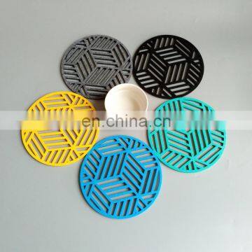 Black Color Portable Grey Acrylic Cup Coaster Placemat Coastersmize Felt Coasters photo-5