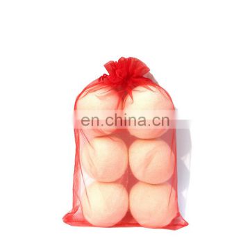 factory supply customized size 3 packed box wool dryer ball