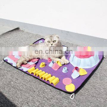 Manufacturer Wholesale Feeding Washable Portable Polyester Pet Dog Colorful Snuffle Mat photo-6