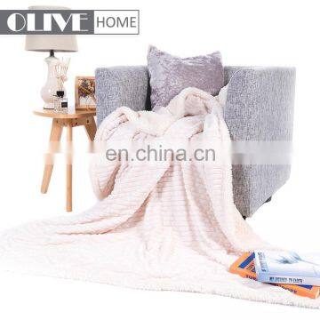 Promotion Super Soft 2ply Jacquard Flannel Fleece Sherpa Blankets Borrego Sublimation Blanket photo-3