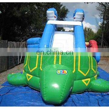 Seashore Turtle Fish Inflatable Water Slide
