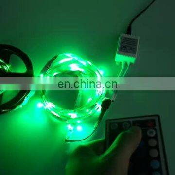 Flexible Strip Light 3528 RGB LED SMD Remote Fairy Lights Room TV Party Bar