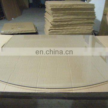 5mm 6mm Tempered Office Glass Chair Mats / ASTM US Standard photo-2