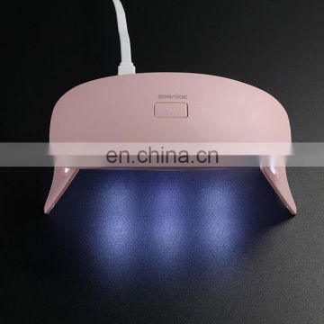 2020 newest product 6w uv led nail lamp gel polish dryer for manicure