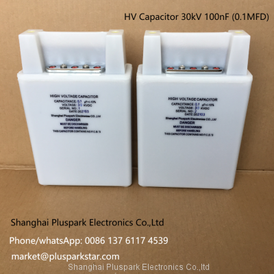 30kv 0.1uF Capacitor, HV Pulse capacitor ,energy storage capacitor 100nF 30000V DC