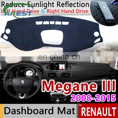 for Renault Megane 3 III MK3 2008 2009 2010 2011 2012 2013 2014 2015 Coupe CC GT Anti-Slip Mat Dashboard Sunshade Accessories