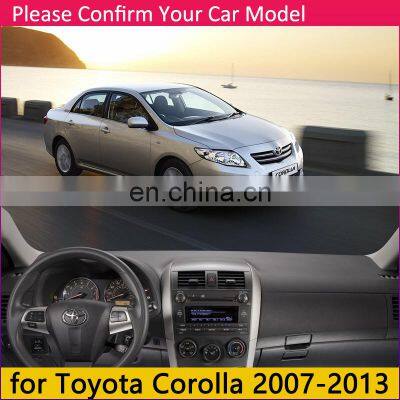 for Toyota Corolla E140 E150 2007~2013 Anti-Slip Mat Dashboard Cover Pad Sunshade Dashmat Carpet Car Accessories 2008 2011 2012