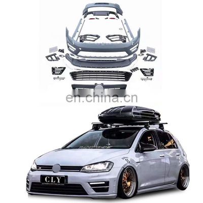 Genuine Car bumpers For 2014-2018 VW GOLF MK7 GOLF 7 GOLF 7 GTI Upgrade R20 Front Rear Car Bumper Side Skirt BodyKit