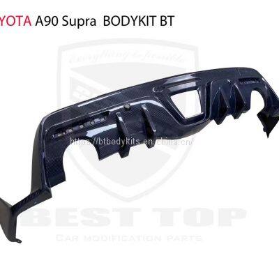 For Toyota A90 Supra Rear Diffuser Carbon Fiber Facelift photo-3