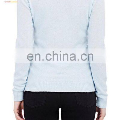 Women/lady Causal Sweater V Neck Pure Cashmere Sweater Jumper photo-2