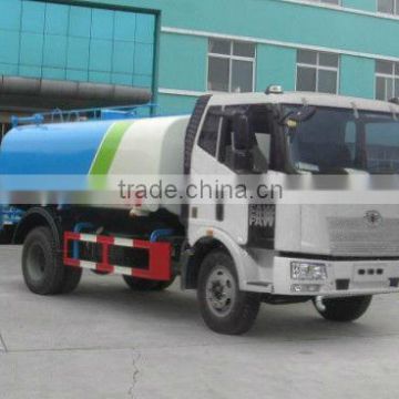 jiefang 7000liter spraying water tank truck