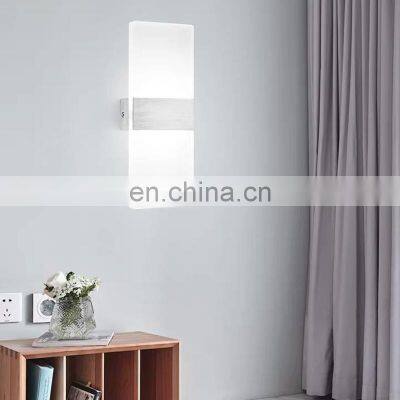 Nordic Minimalist Modern Interior Acrylic Led Wall Lamps for Decoration