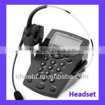 top quality land line phone headset for call center