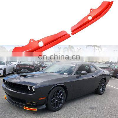 Honghang Factory Manufacture Front Lips, Front Lip Diffuser Protectors For Dodge Challenger SRT 2012-2019