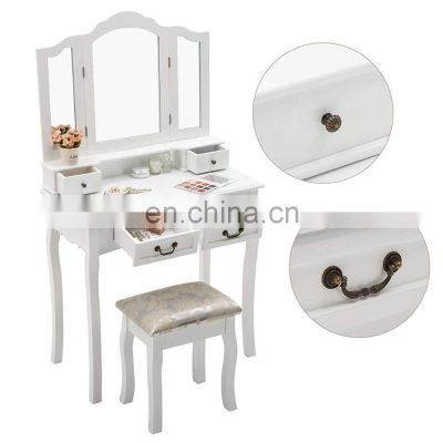 Home furniture mirrored dressing table