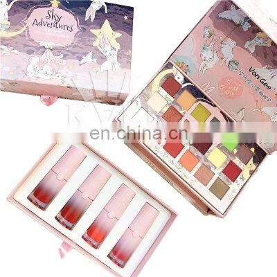 Single Eyeshadow Face Paper Palette Custom Own Contour Makeup Pan Paperboard Packaging Custom Printing