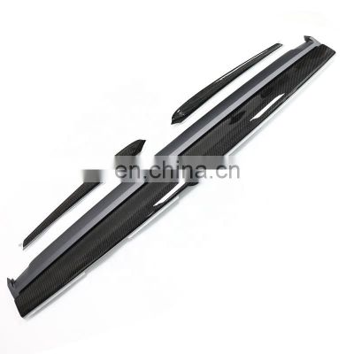 Factory Supply Car Side Door Handle Trim Carbon Fiber Interior Dashboard Decoration Trims For Tesla Model 3