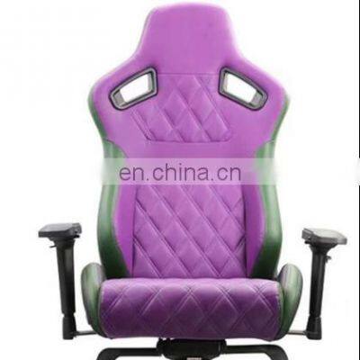 ODM OEM high end European market good quality ergonomic 4D armrest reclining gaming chair with footrest and massage