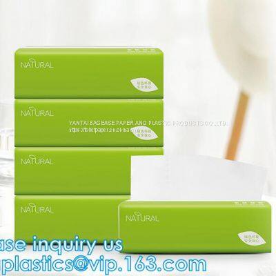 Disposable Facial Tissue Home Use Napkin Paper, 17 Gsm Bamboo Pulp Customised Printed Napkin Tissues Paper photo-4