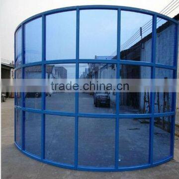 powder coating aluminum curtain wall