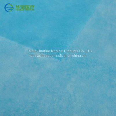 Pe Coated Non Woven Medical Pe Film Isolation Gown Material Coveralls Material photo-4