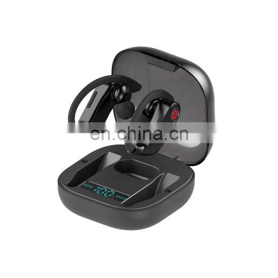 Q62 TWS V5.0 Earphone Stereo waterproof wireless earbuds Mini Earhook headset with 950mAh Charging Box