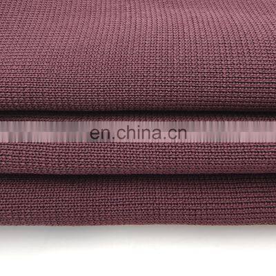 Chinese Factory Price High Stretch Circular Rib Knit Cuff Ribbing Ribbed Cuffs Fabric photo-4