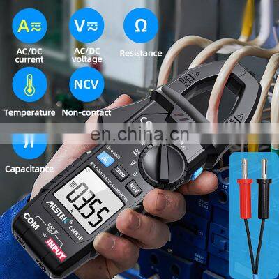 Mestek CM83E 6000 Counts AC DC Current 600A Smart Range NCV Digital Multimeter Ammeter Electrical Frequency Tester Clamp Meter photo-3