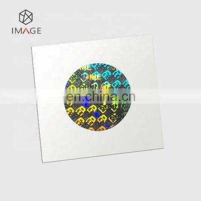 Round Custom Void Tamper Proof Holographic Stickers