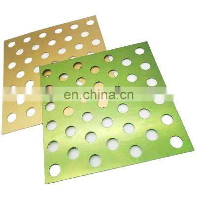 Round Hole Decorative Aluminum Perforated Metal  Mesh Sheet Cladding Mesh