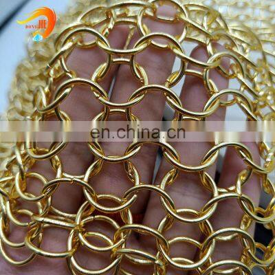 Factory Stainless Steel Metal Ring Mesh for Decorative Curtain photo-4